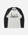 Hysteric Glamour Hysteric Glamour X Slam Jam Raglan Long Sleeve T-Shirt White/Black T-Shirts Longsleeve 02253CL182 00