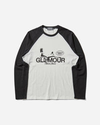 Hysteric Glamour Hysteric Glamour X Slam Jam Raglan Long Sleeve T-Shirt White/Black T-Shirts Longsleeve 02253CL182 00