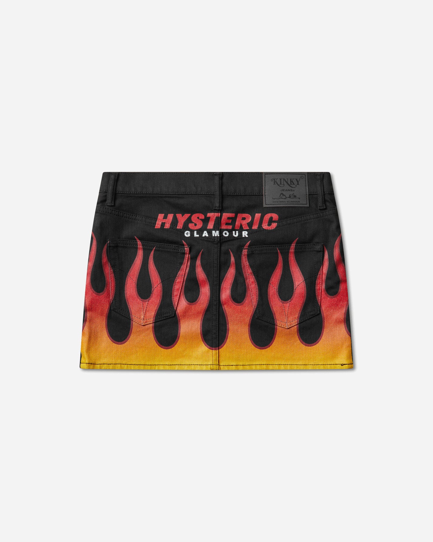 Hysteric Glamour Fire Hysteric Micro Mini Skirt Black Skirts Mini 01261AK02 96