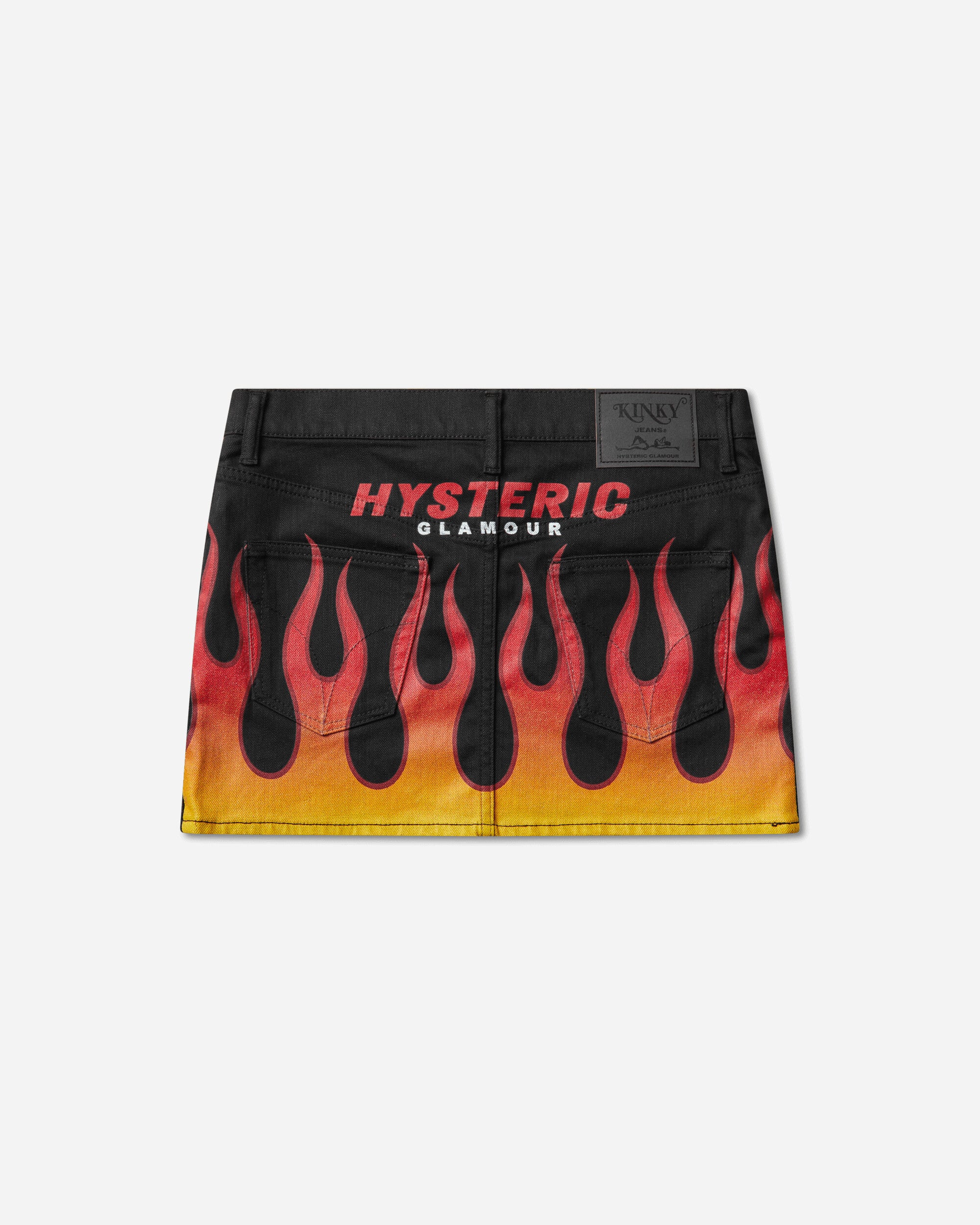 Hysteric Glamour Fire Hysteric Micro Mini Skirt Black Skirts Mini 01261AK02 96