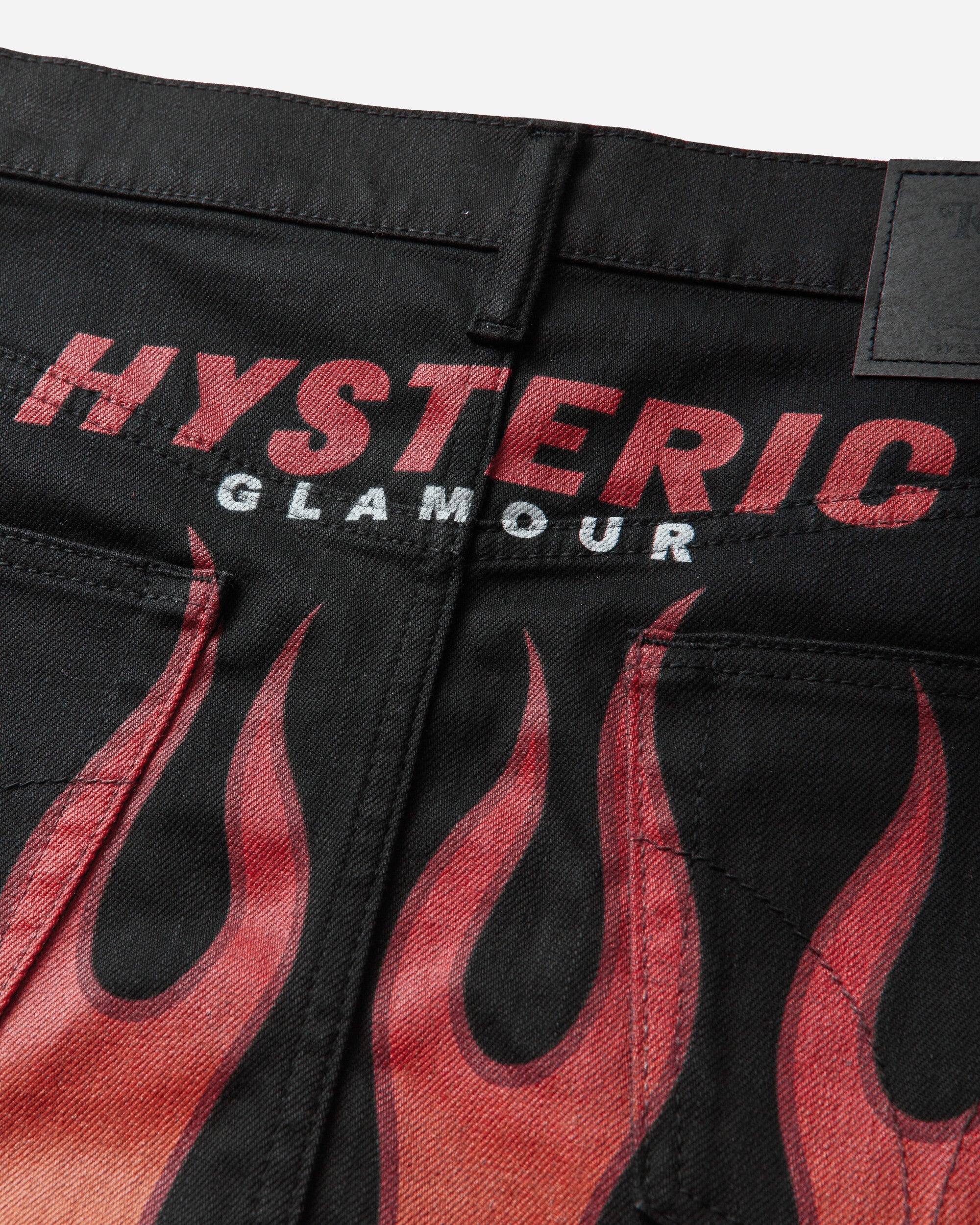 Hysteric Glamour Fire Hysteric Micro Mini Skirt Black Skirts Mini 01261AK02 96