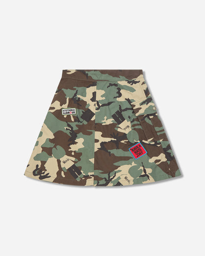 Hysteric Glamour Wmns Military Pleated Wrap Skirt Camo Skirts Mini 01263AK03 69