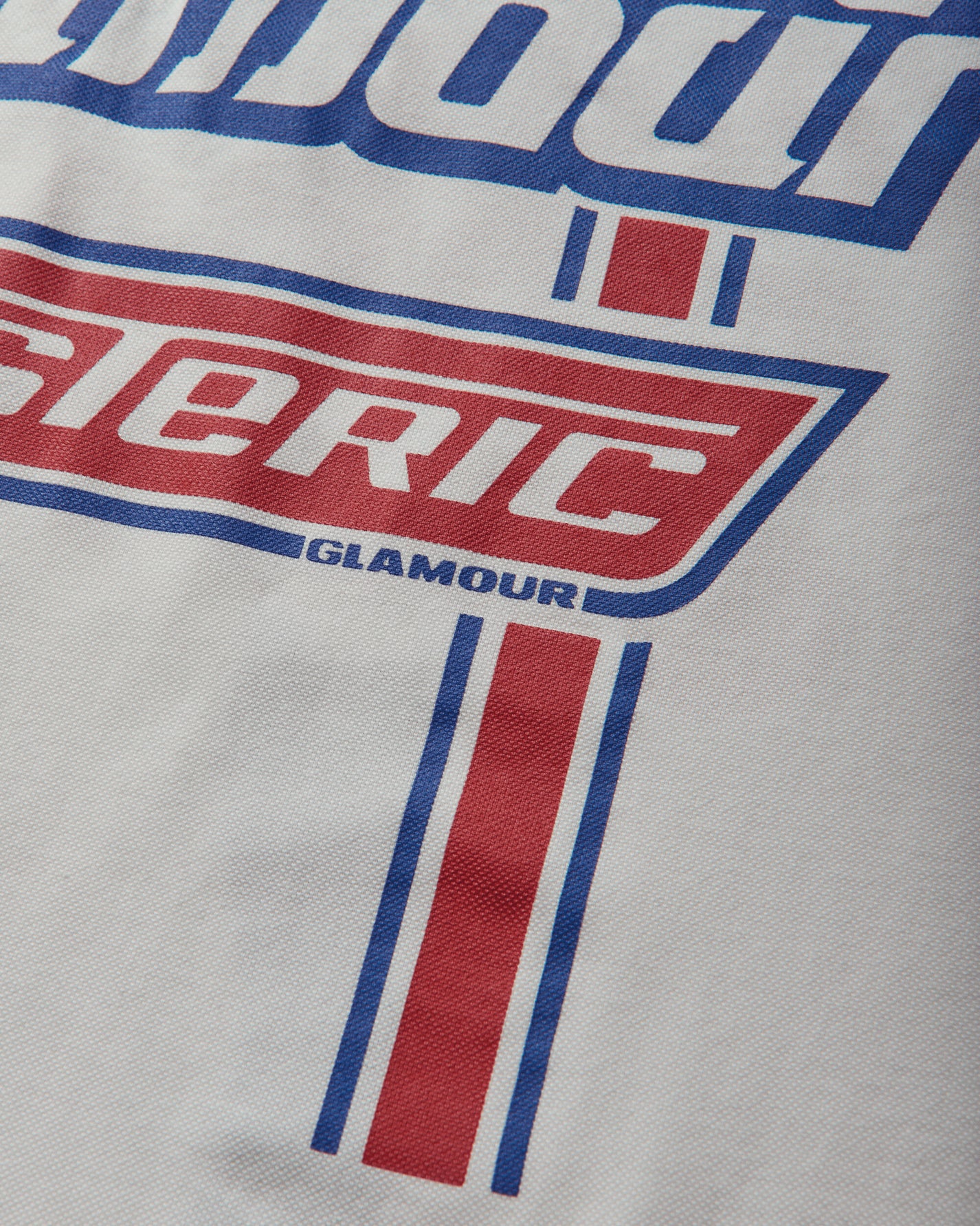 Hysteric Glamour Hg Pit Crew Shirt White T-Shirts Polo 02261CH06 00