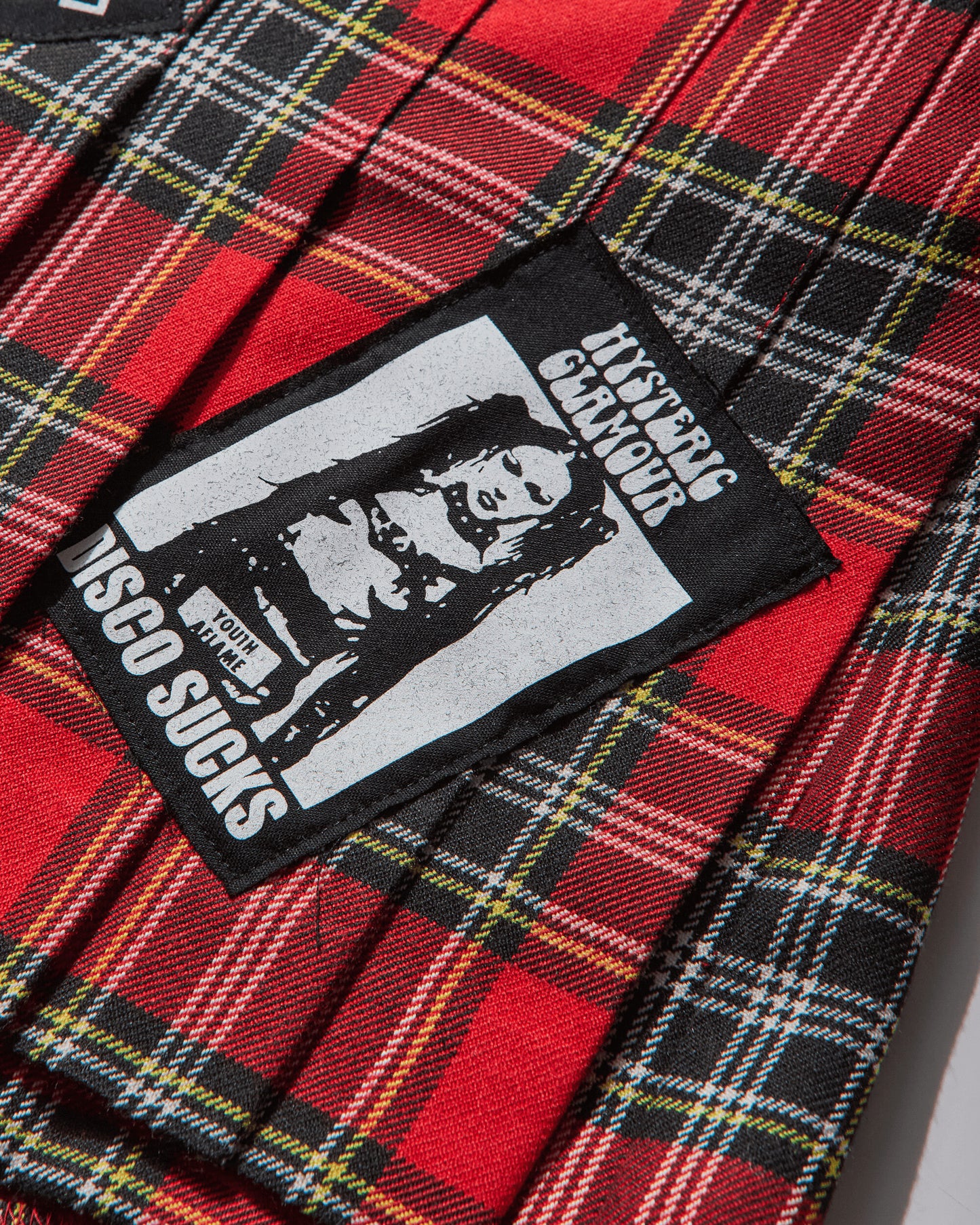 Hysteric Glamour Wmns Disco Sucks Pleated Shorts Multi Shorts Short 01253AM01 54