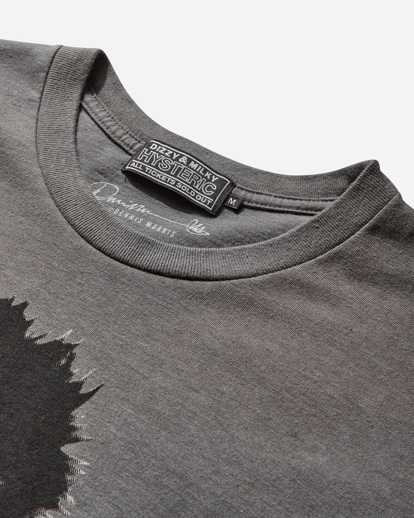 Hysteric Glamour Dm/Sid July '77 T-Shirt Charcoal T-Shirts Shortsleeve 02251CT16 94