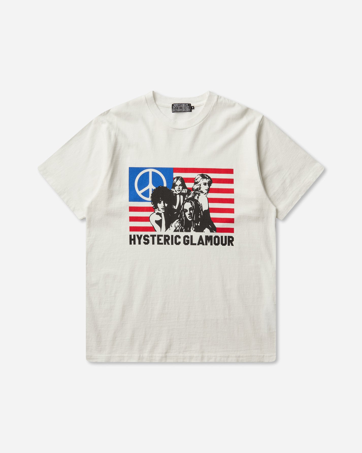 Hysteric Glamour Free Bird Tshirt White T-Shirts Shortsleeve 02261CT23 00