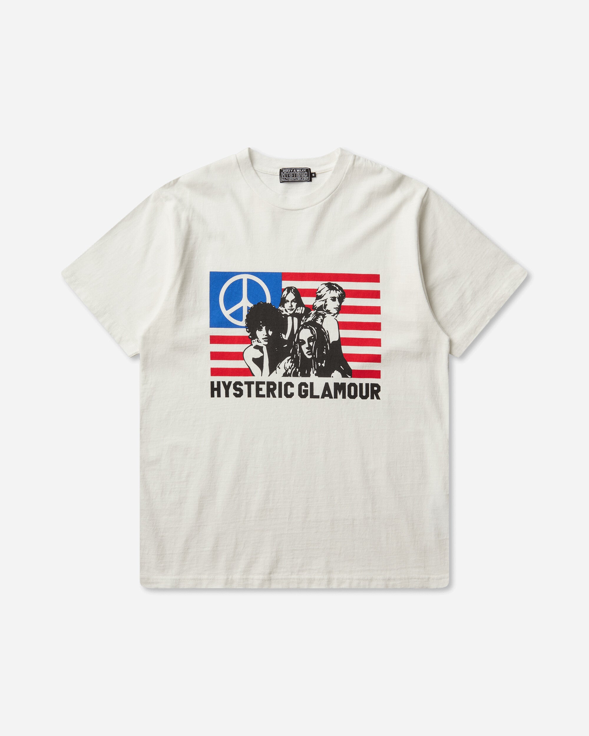 Hysteric Glamour Free Bird Tshirt White T-Shirts Shortsleeve 02261CT23 00