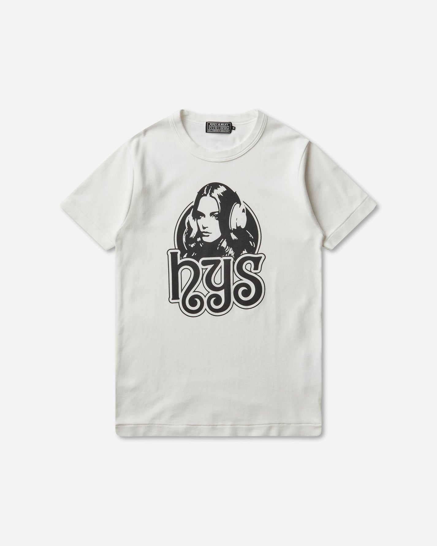 Hysteric Glamour Future Days Tshirt White T-Shirts Shortsleeve 02261CT13 00