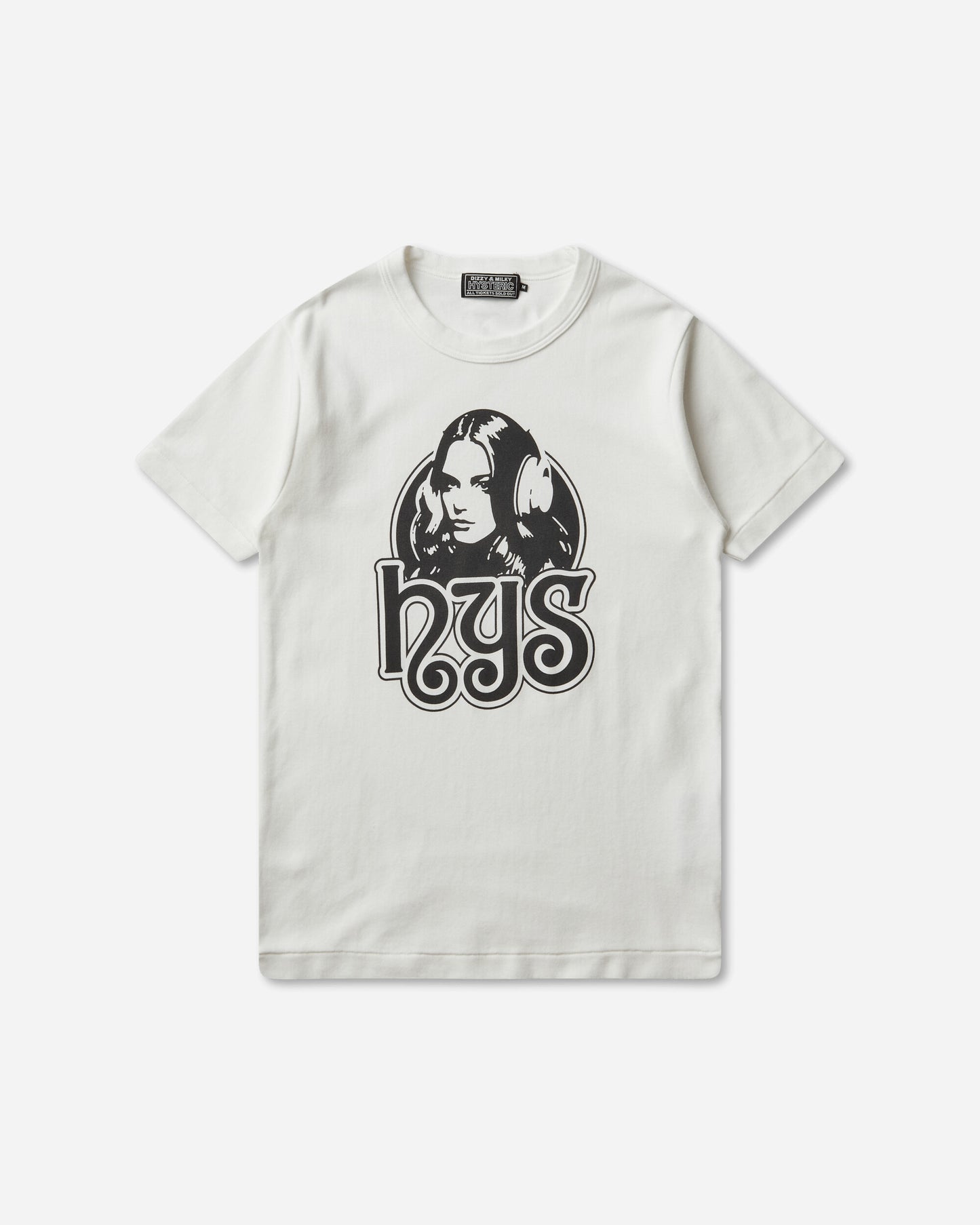 Hysteric Glamour Future Days Tshirt White T-Shirts Shortsleeve 02261CT13 00