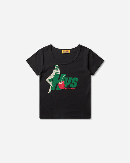 Hysteric Glamour Hys Flavor Baby Tshirt Black T-Shirts Shortsleeve 01261CT11 96