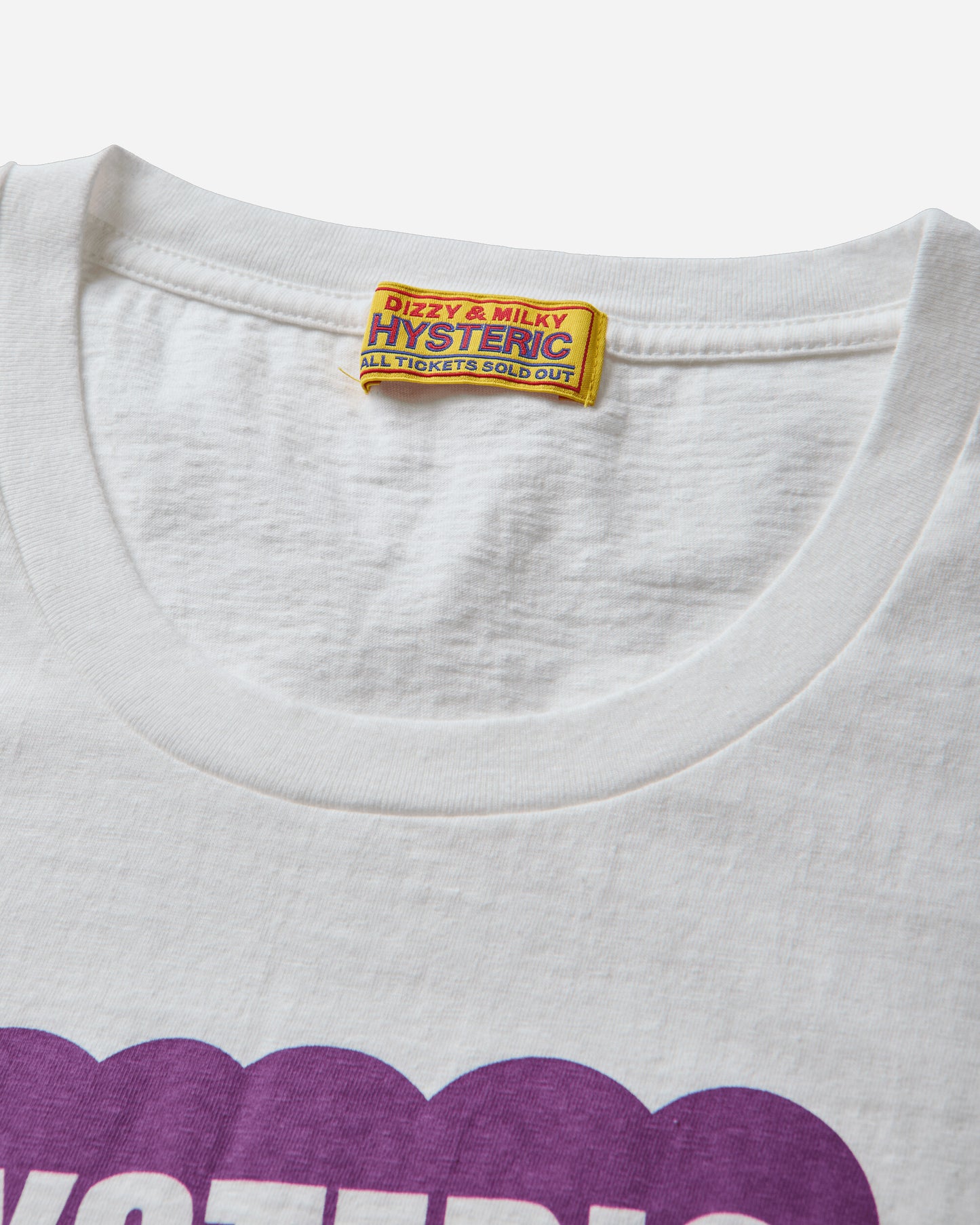 Hysteric Glamour Hysteric Club Baby Tshirt White T-Shirts Shortsleeve 01261CT22 00