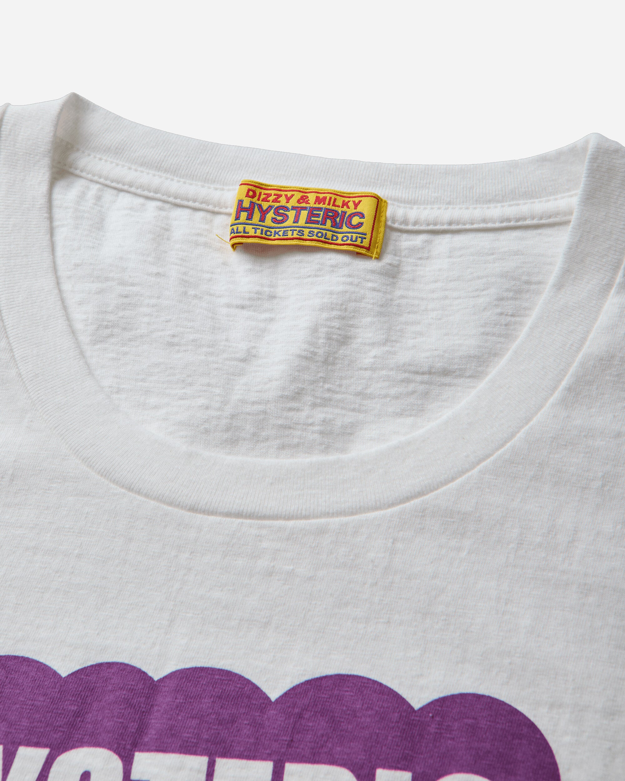 Hysteric Glamour Hysteric Club Baby Tshirt White T-Shirts Shortsleeve 01261CT22 00