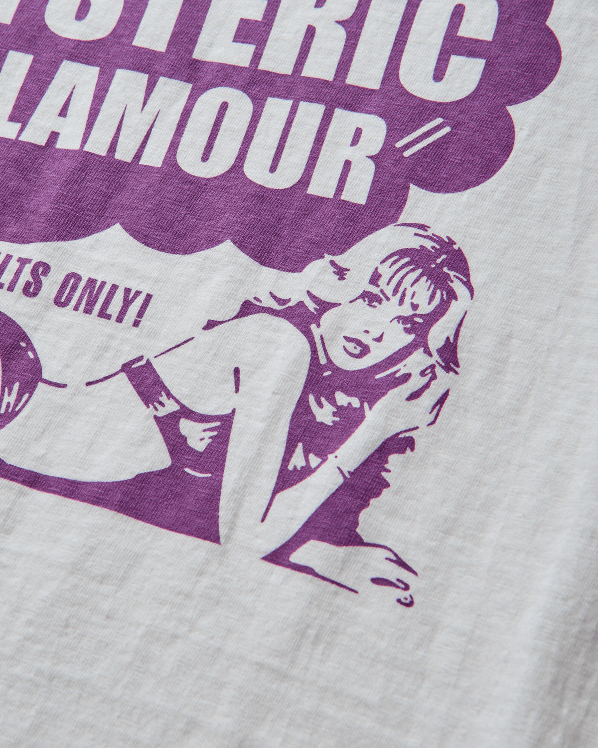 Hysteric Glamour Hysteric Club Baby Tshirt White T-Shirts Shortsleeve 01261CT22 00