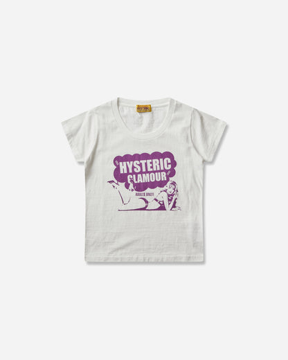 Hysteric Glamour Hysteric Club Baby Tshirt White T-Shirts Shortsleeve 01261CT22 00