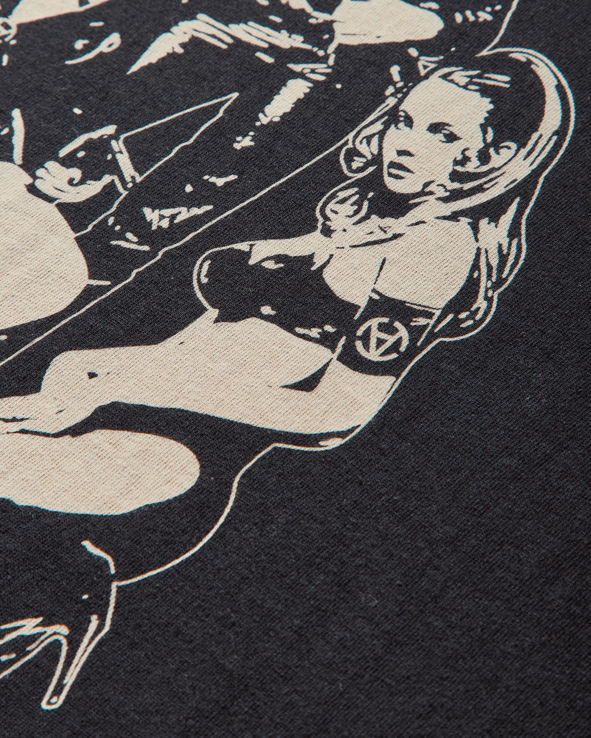 Hysteric Glamour Hysteric Glamour X Slam Jam T-Shirt Black T-Shirts Shortsleeve 02253CT162 96