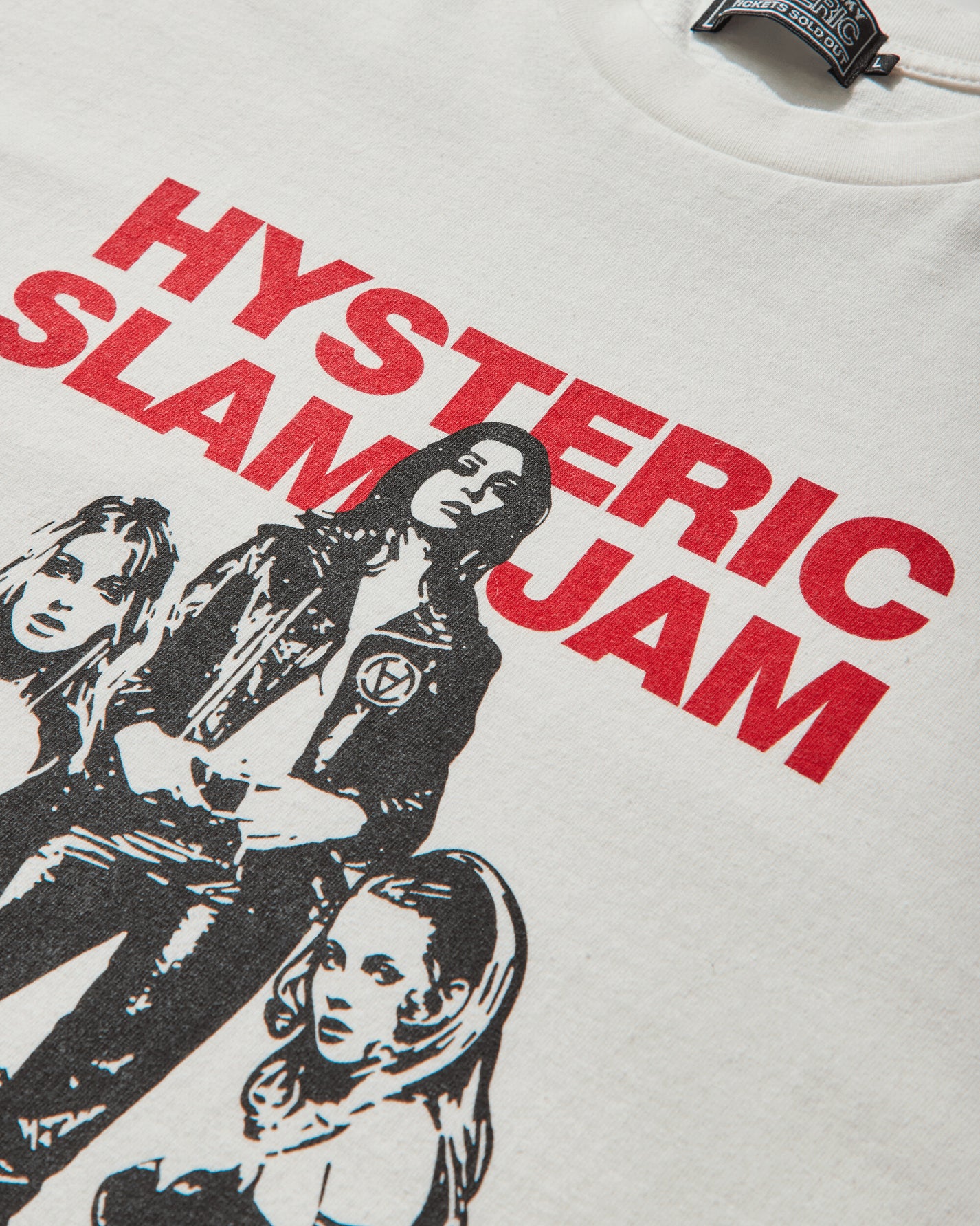 Hysteric Glamour Hysteric Glamour X Slam Jam T-Shirt White T-Shirts Shortsleeve 02253CT162 00