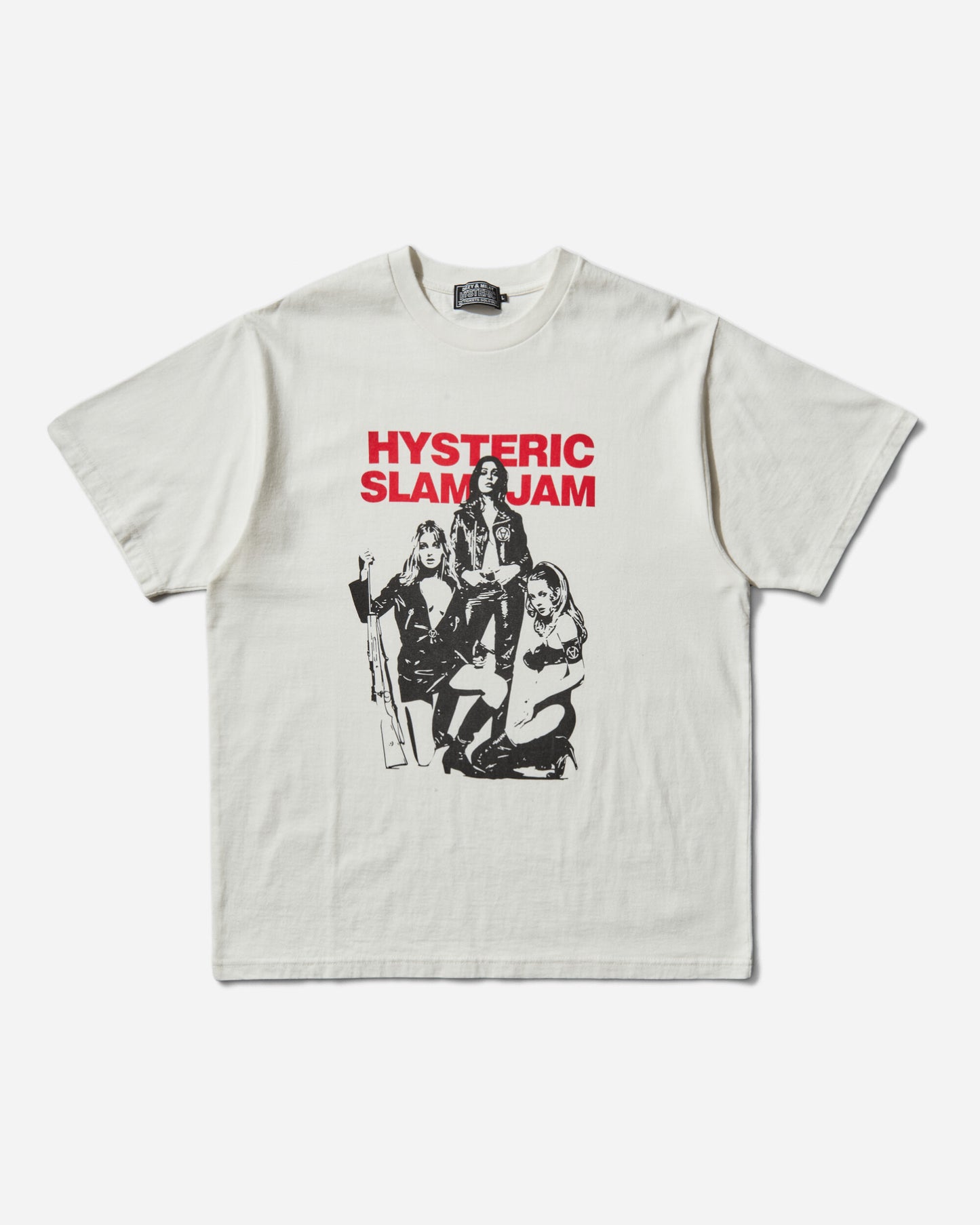 Hysteric Glamour Hysteric Glamour X Slam Jam T-Shirt White T-Shirts Shortsleeve 02253CT162 00