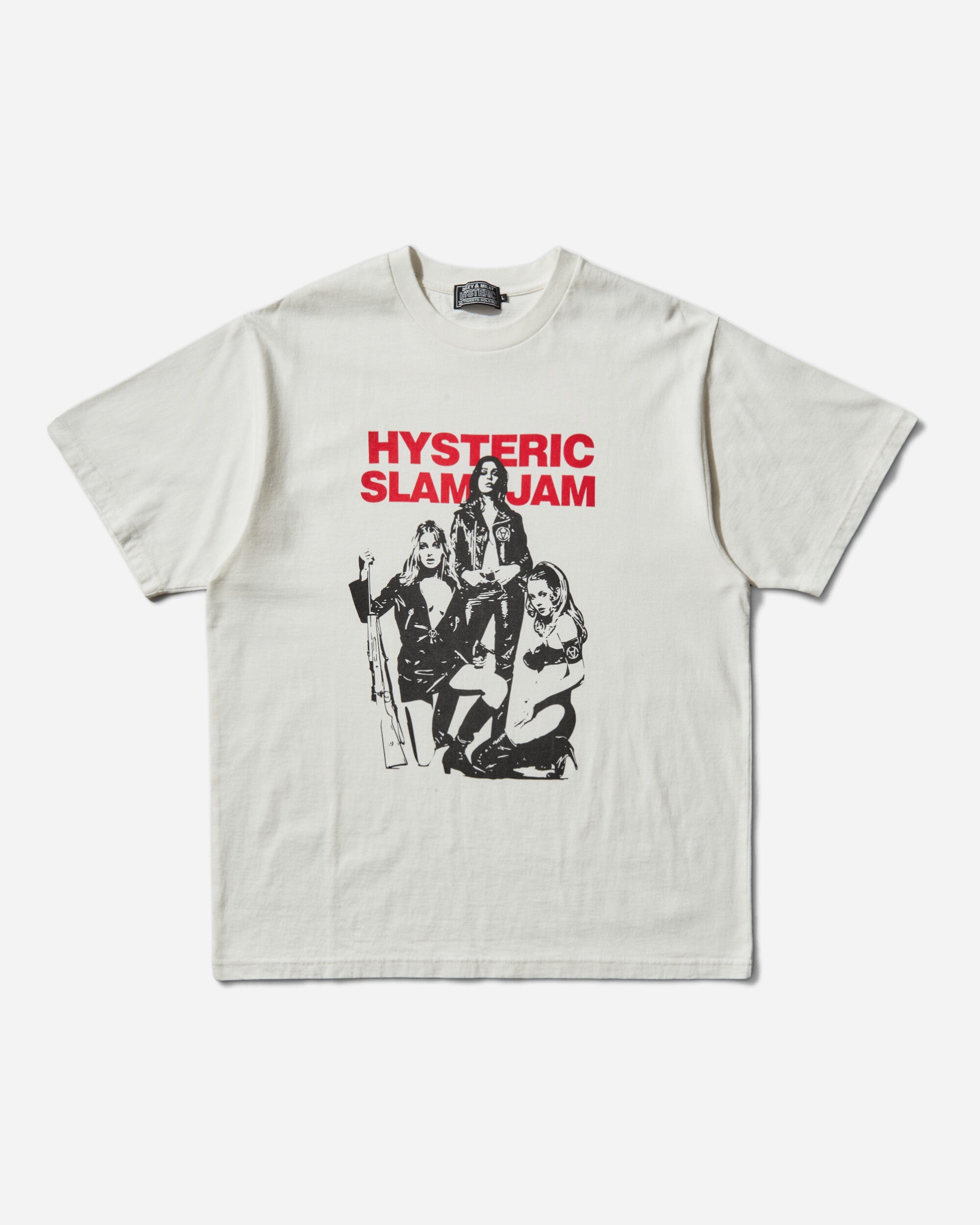 Hysteric Glamour Hysteric Glamour X Slam Jam T-Shirt White T-Shirts Shortsleeve 02253CT162 00
