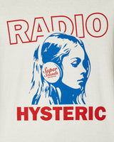 Hysteric Glamour Hysteric Radio T-Shirt White T-Shirts Shortsleeve 02233CT033 WHITE
