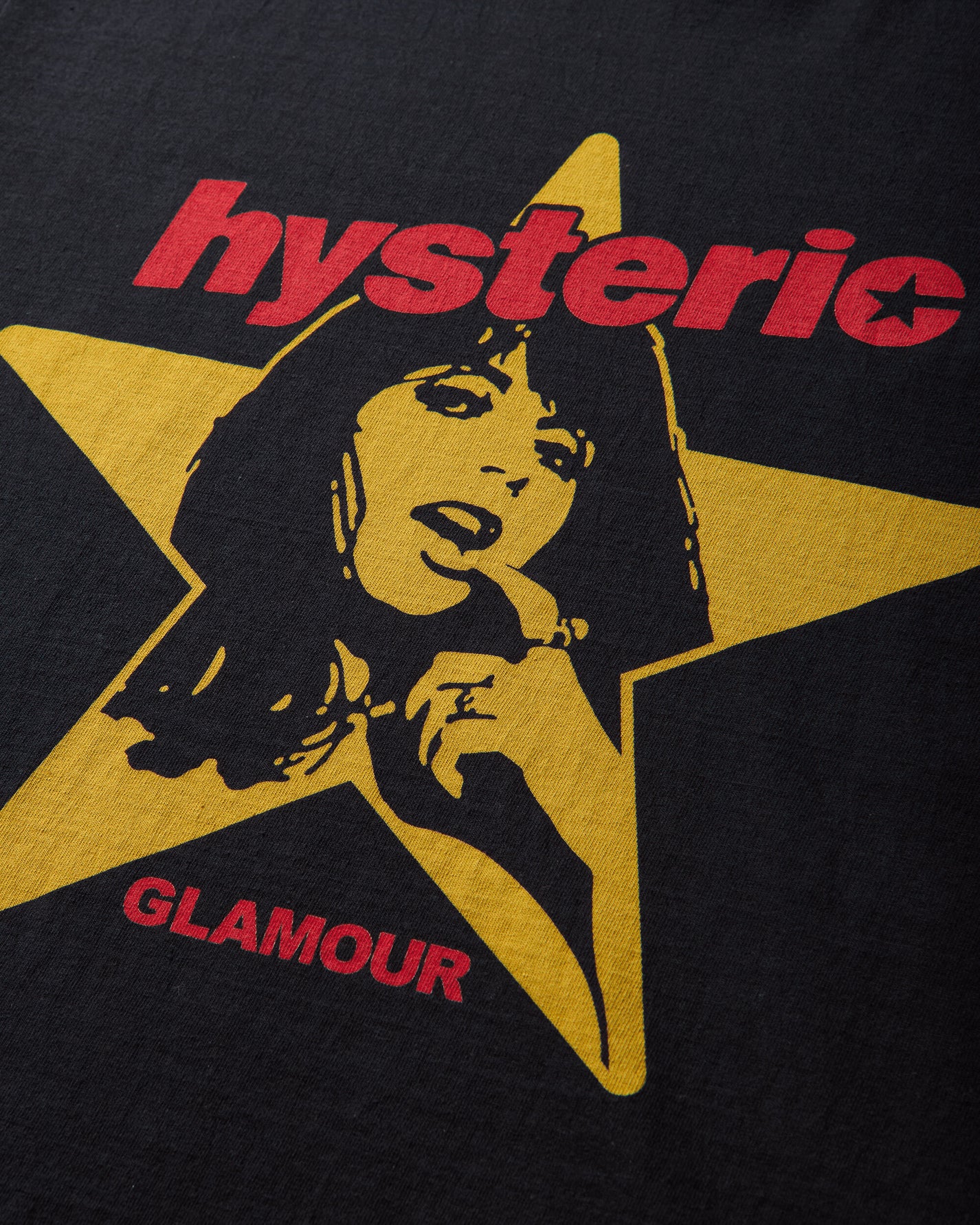 Hysteric Glamour Hysteric Star Tshirt Black T-Shirts Shortsleeve 02261CT24 96