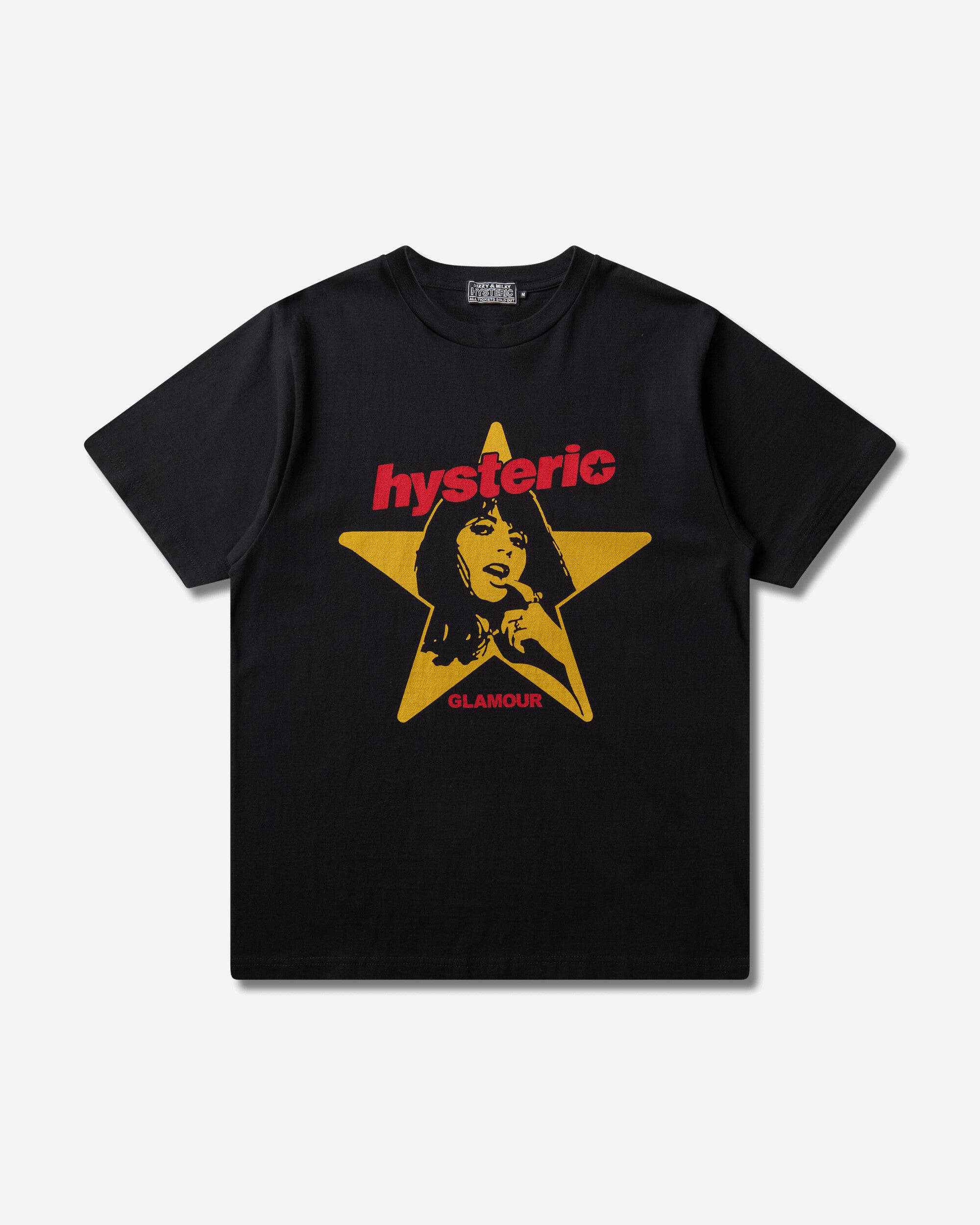 Hysteric Glamour Hysteric Star Tshirt Black T-Shirts Shortsleeve 02261CT24 96