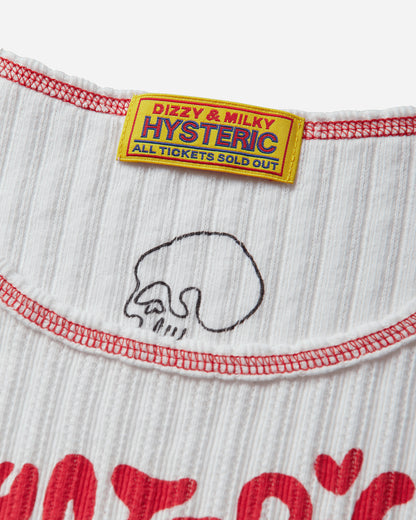 Hysteric Glamour Ivy / Ivy Johnson Baby Tshirt White T-Shirts Shortsleeve 01261CT07 00
