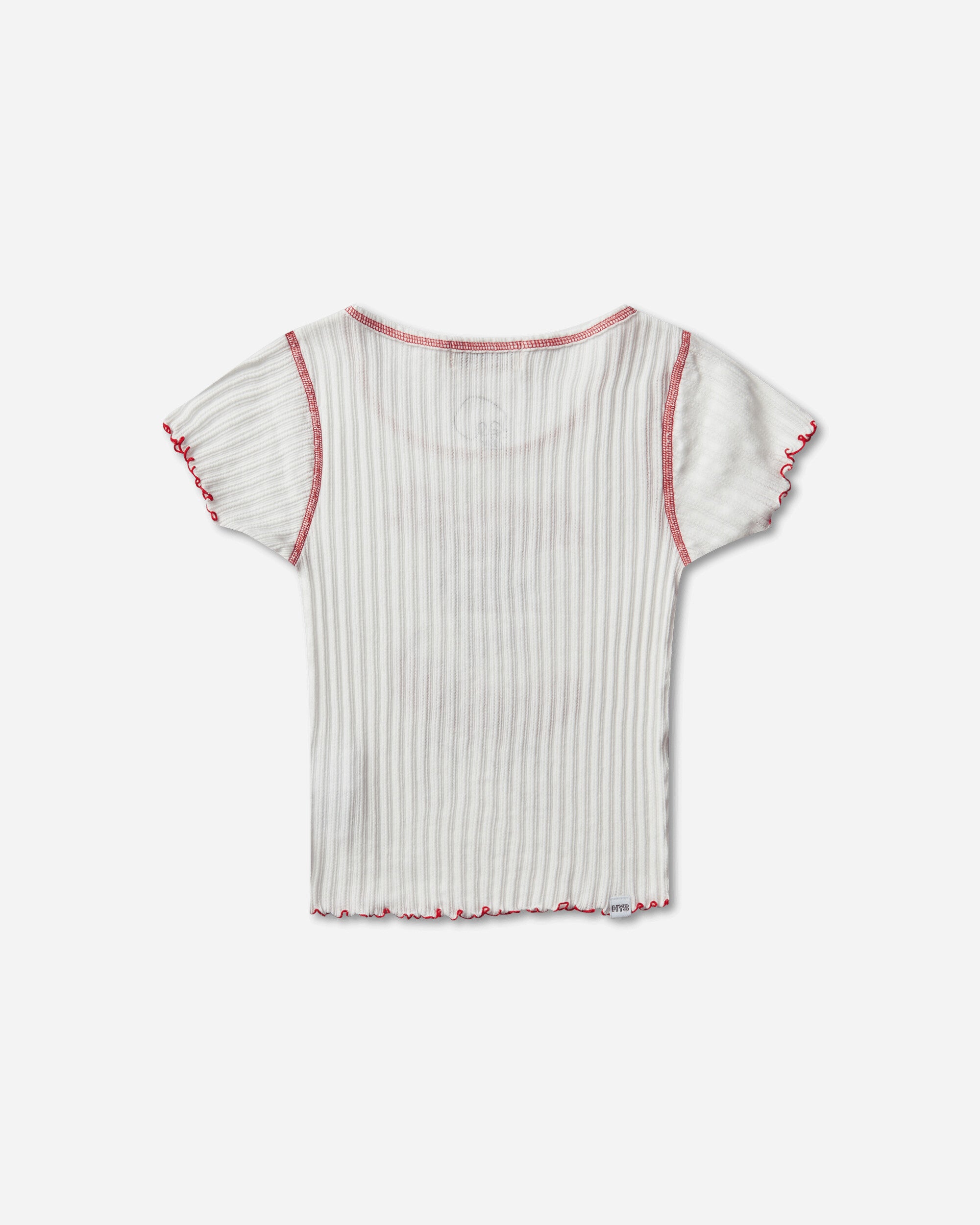 Hysteric Glamour Ivy / Ivy Johnson Baby Tshirt White T-Shirts Shortsleeve 01261CT07 00
