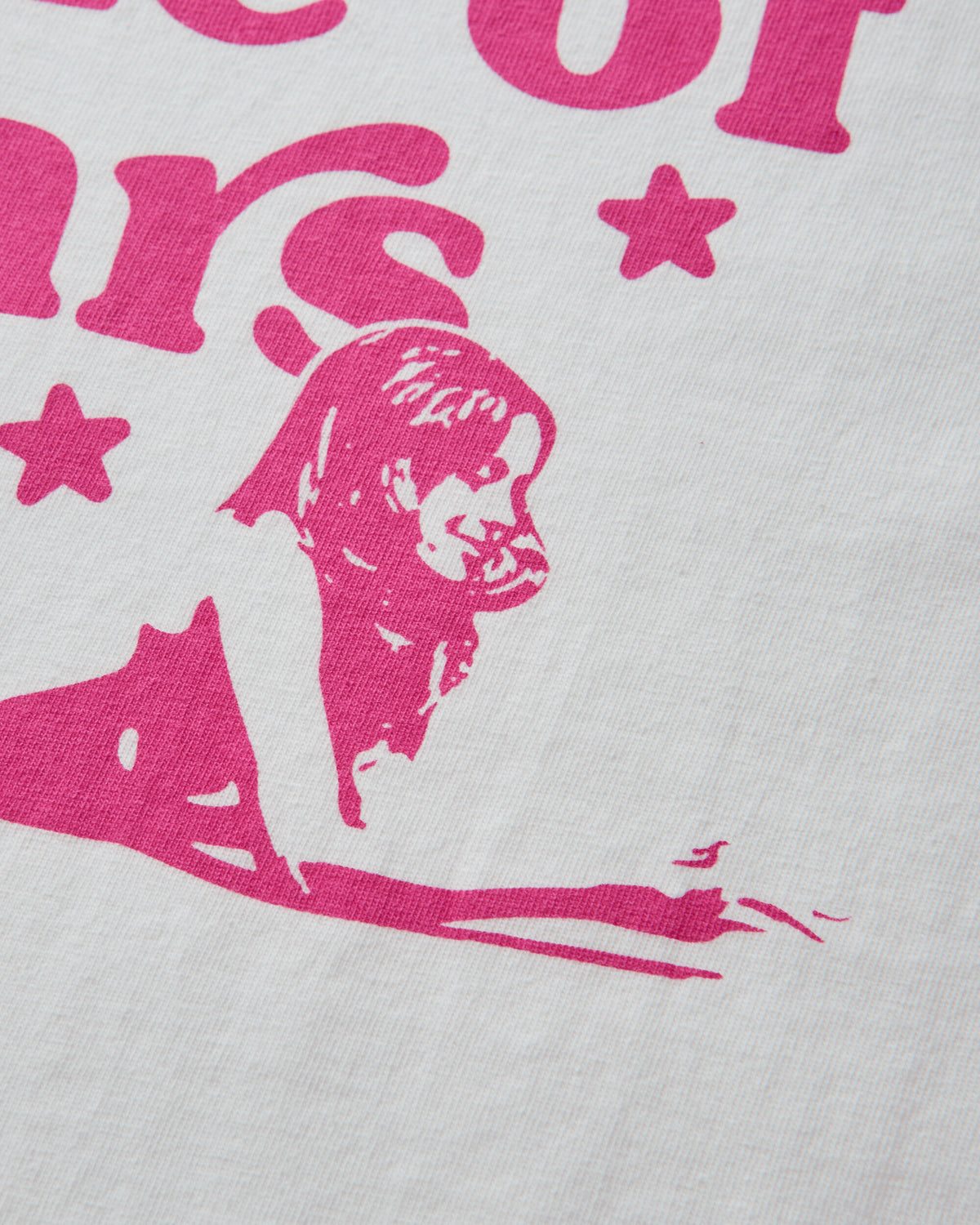 Hysteric Glamour Made Of Stars T-Shirt White T-Shirts Shortsleeve 02263CT05 00