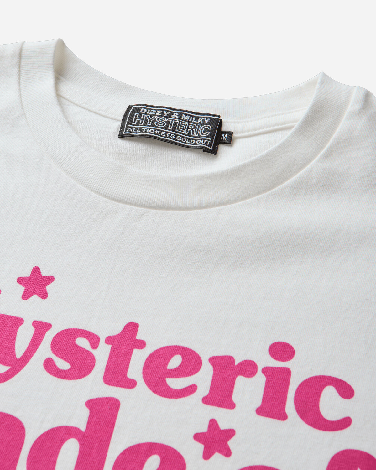 Hysteric Glamour Made Of Stars T-Shirt White T-Shirts Shortsleeve 02263CT05 00