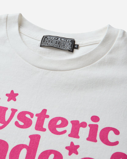 Hysteric Glamour Made Of Stars T-Shirt White T-Shirts Shortsleeve 02263CT05 00