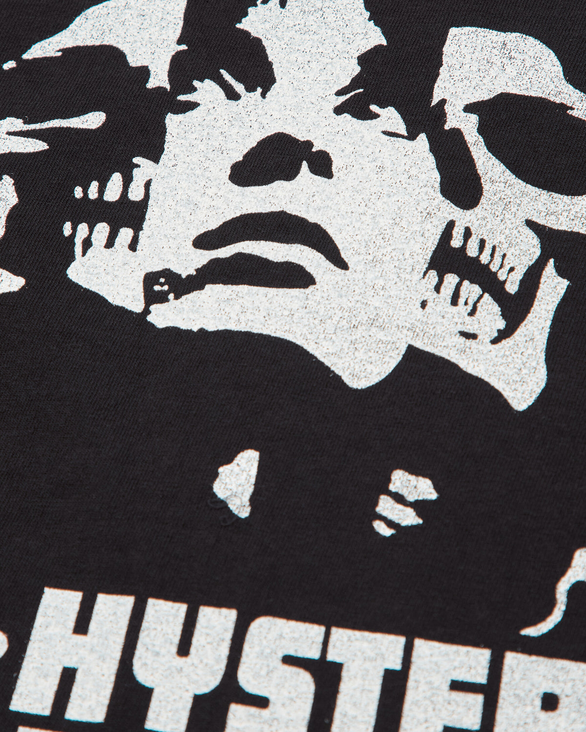 Hysteric Glamour Multi Hysteric Skull T-Shirt Black T-Shirts Shortsleeve 02263CT08 96
