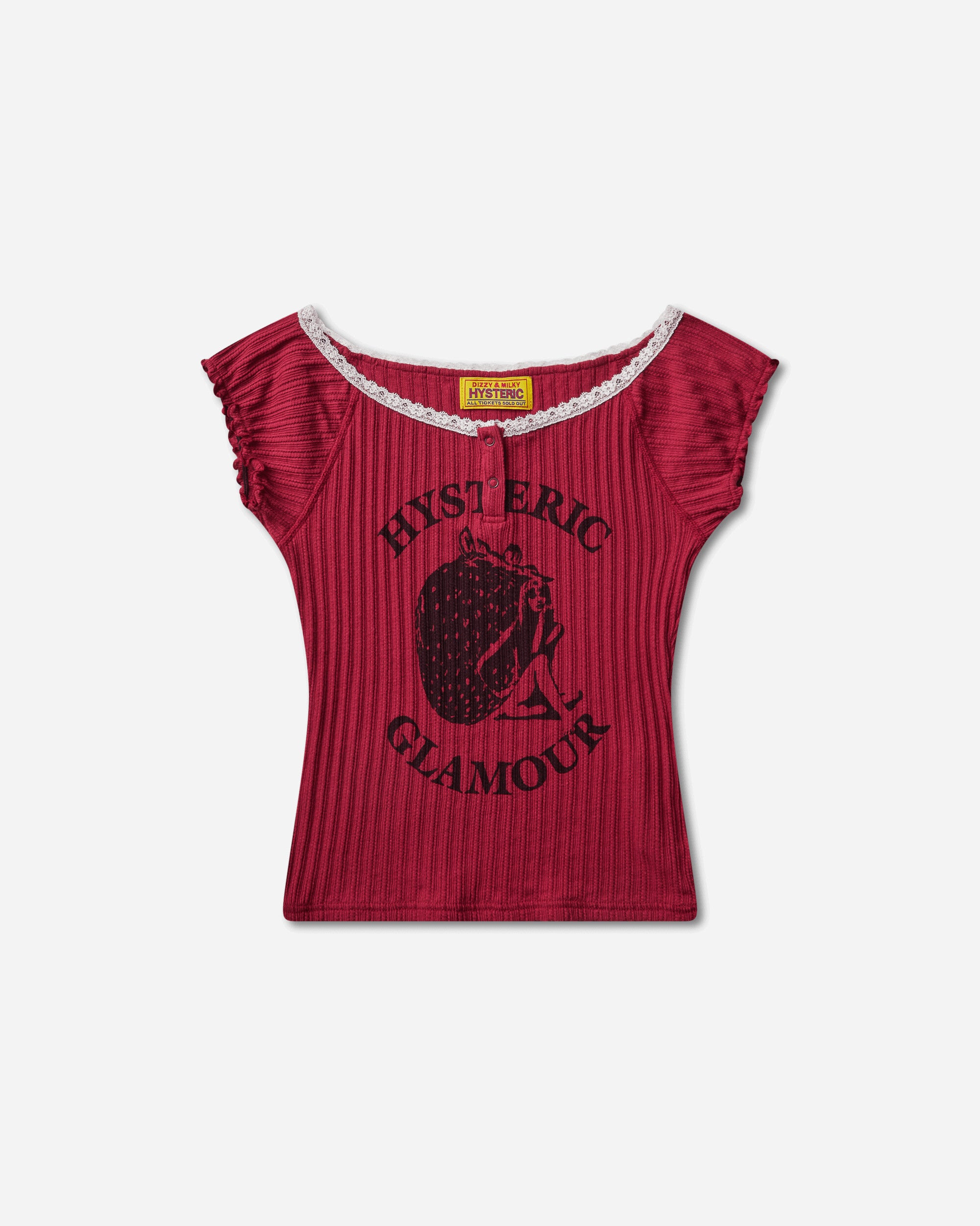 Hysteric Glamour Strawberry Freak Baby Tshirt Pink T-Shirts Shortsleeve 01261CT06 30