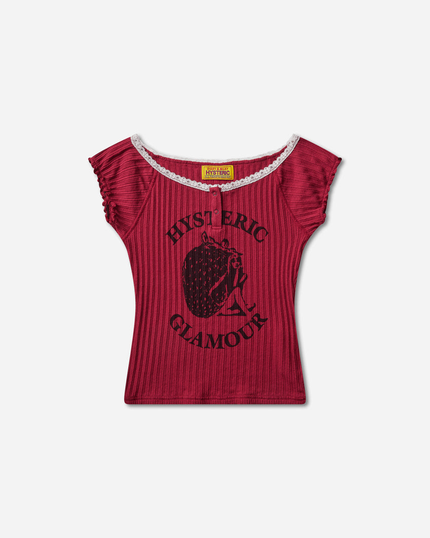 Hysteric Glamour Strawberry Freak Baby Tshirt Pink T-Shirts Shortsleeve 01261CT06 30