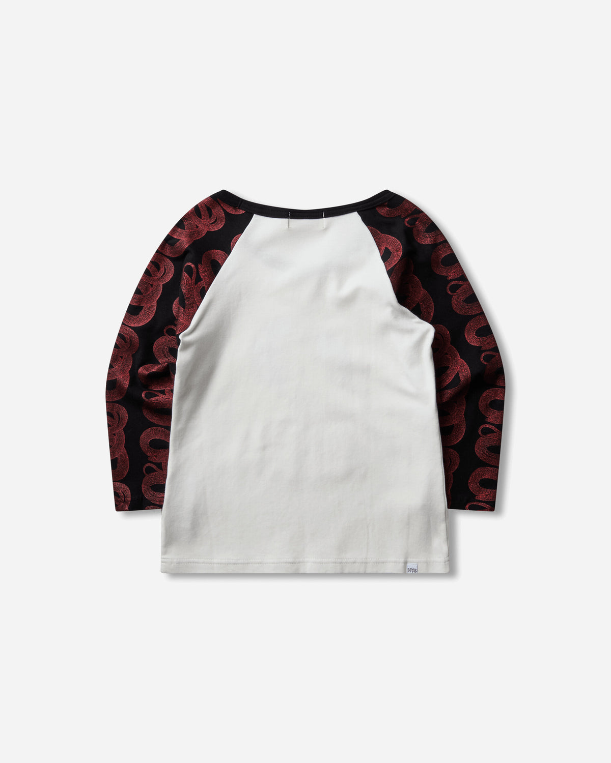 Hysteric Glamour Wmns Cobra 3/4 Sleeve Baby T-Shirt White T-Shirts Shortsleeve 01263CL02 00