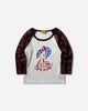 Hysteric Glamour Wmns Cobra 3/4 Sleeve Baby T-Shirt White T-Shirts Shortsleeve 01263CL02 00