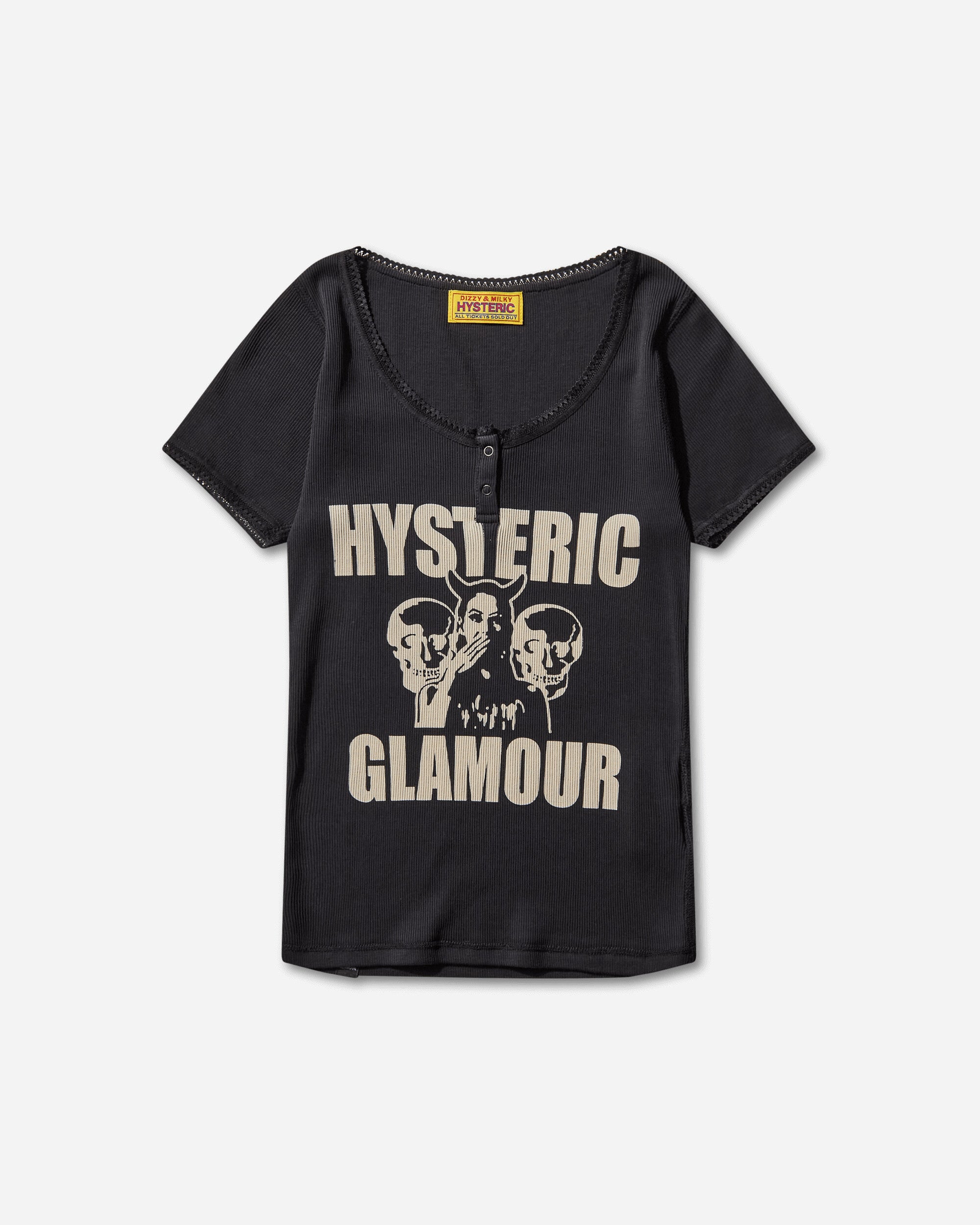 Hysteric Glamour Wmns Evil Skull Baby T-Shirt Multi T-Shirts Shortsleeve 01253CT03 96