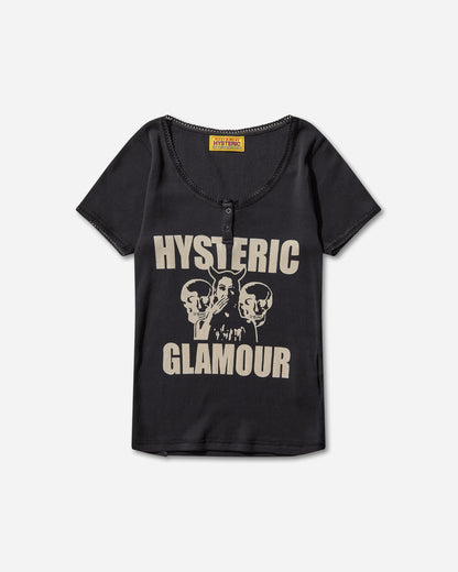 Hysteric Glamour Wmns Evil Skull Baby T-Shirt Multi T-Shirts Shortsleeve 01253CT03 96
