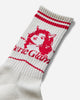 Hysteric Glamour 2Tone Devil Woman Sports Socks Multi Underwear Socks 02253QT01 0