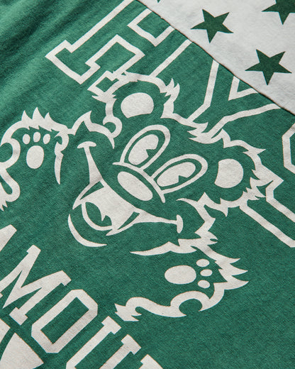 Hysteric Glamour Wmns Fire Bear College Sleeveless Green T-Shirts Top 01251CR03 60