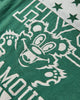 Hysteric Glamour Wmns Fire Bear College Sleeveless Green T-Shirts Top 01251CR03 60
