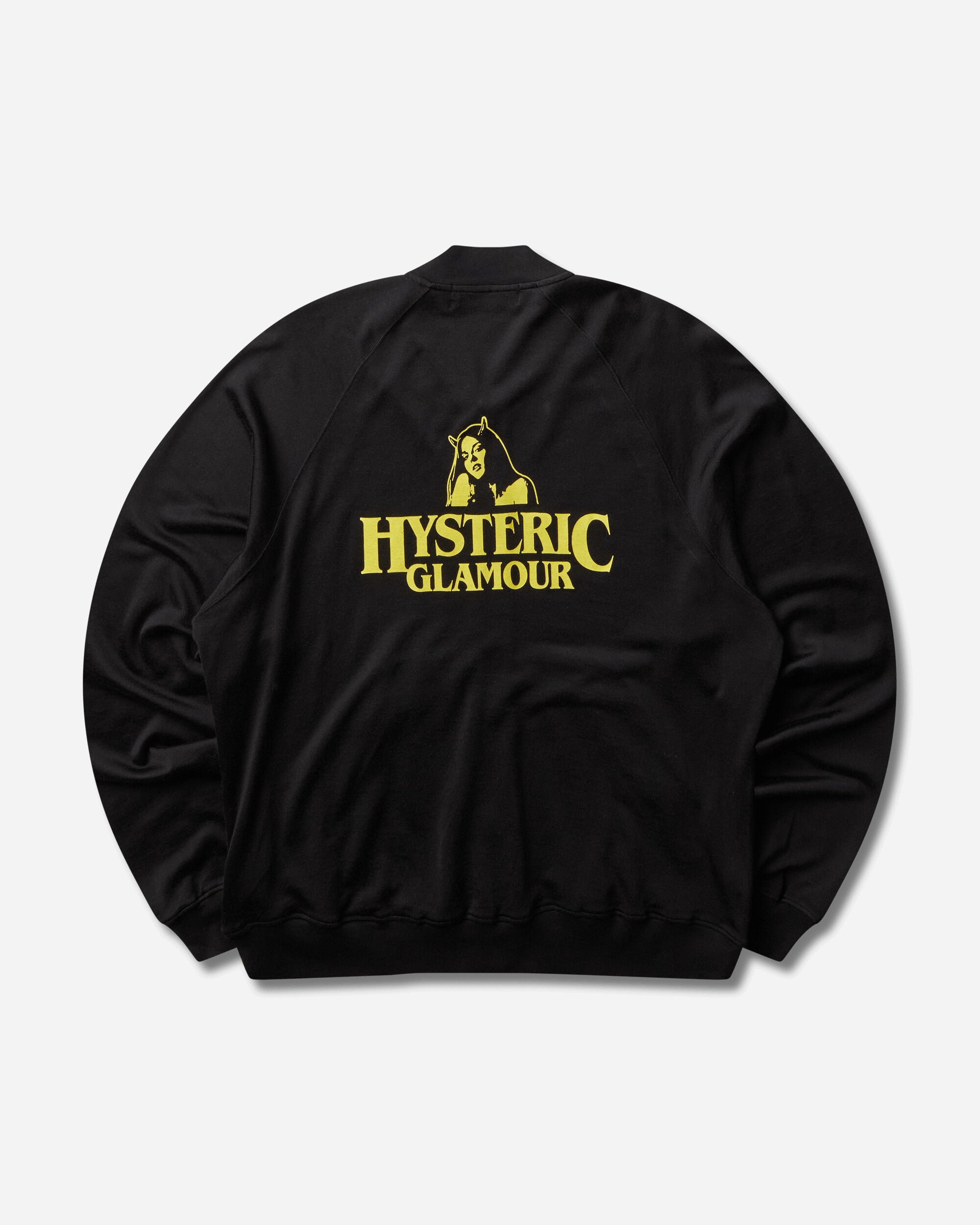 Hysteric Glamour Satanic Woman Jumper Jacket Black Sweatshirts Track Tops 02261CJ03 96