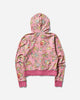 Hysteric Glamour Wmns Fire Bear Dream Pattern Short-Length Parka Pink Pattern Sweatshirts Zip-Ups 01251CF03 39