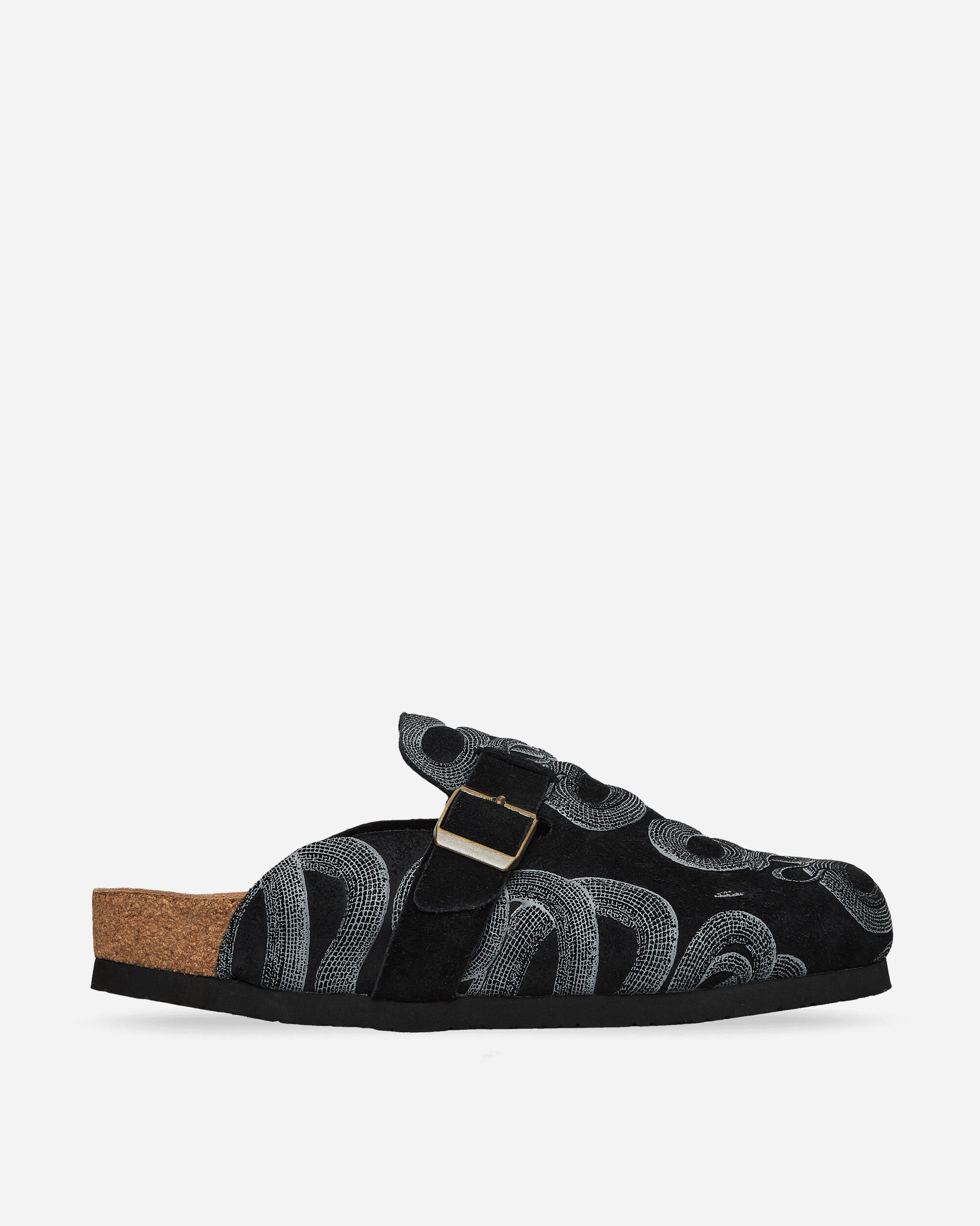 Snake Loop Sandals Black