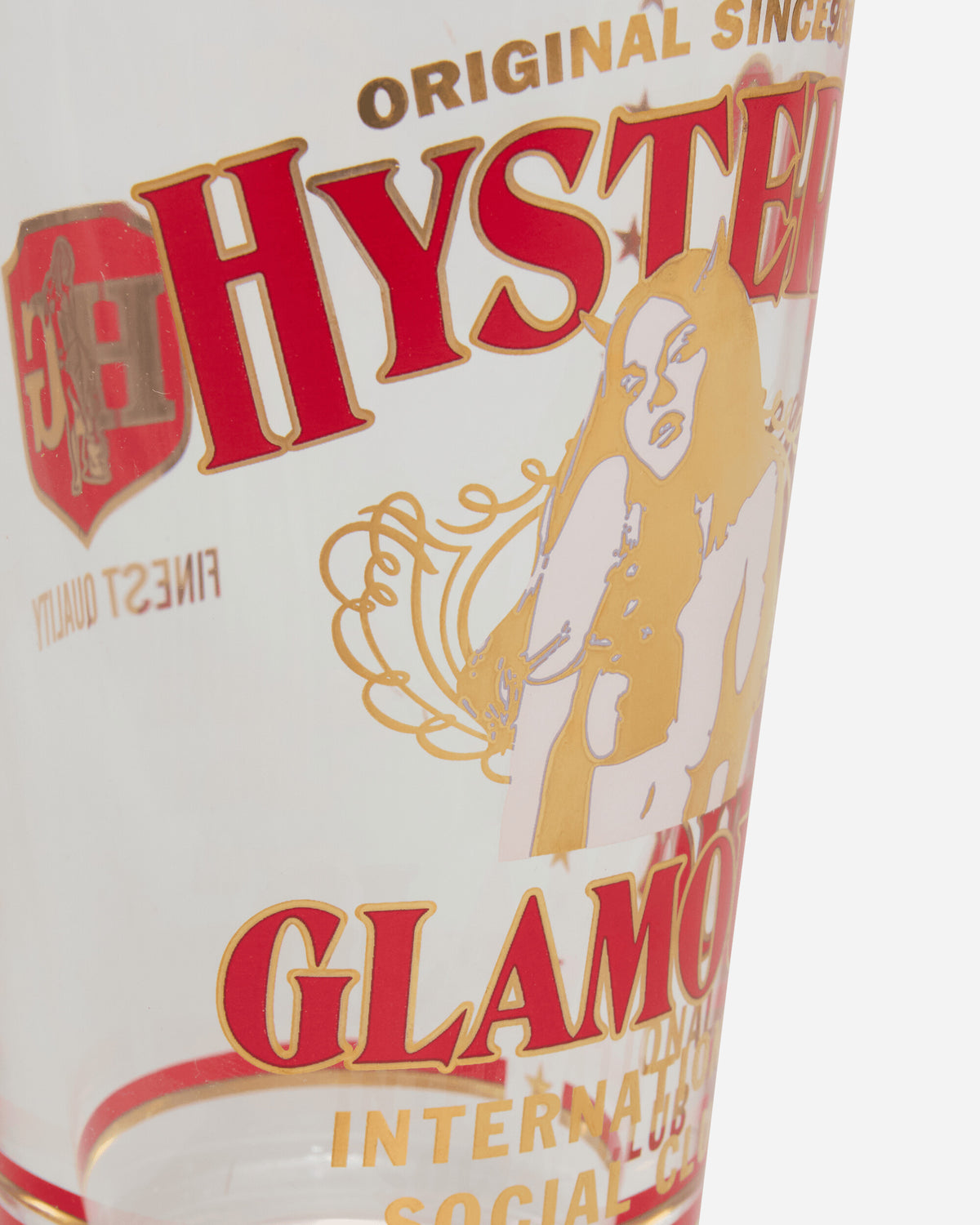 Hysteric Glamour Hg Social Club 1 Pint Beer Glass White Tableware Mugs and Glasses 02263QG05 00