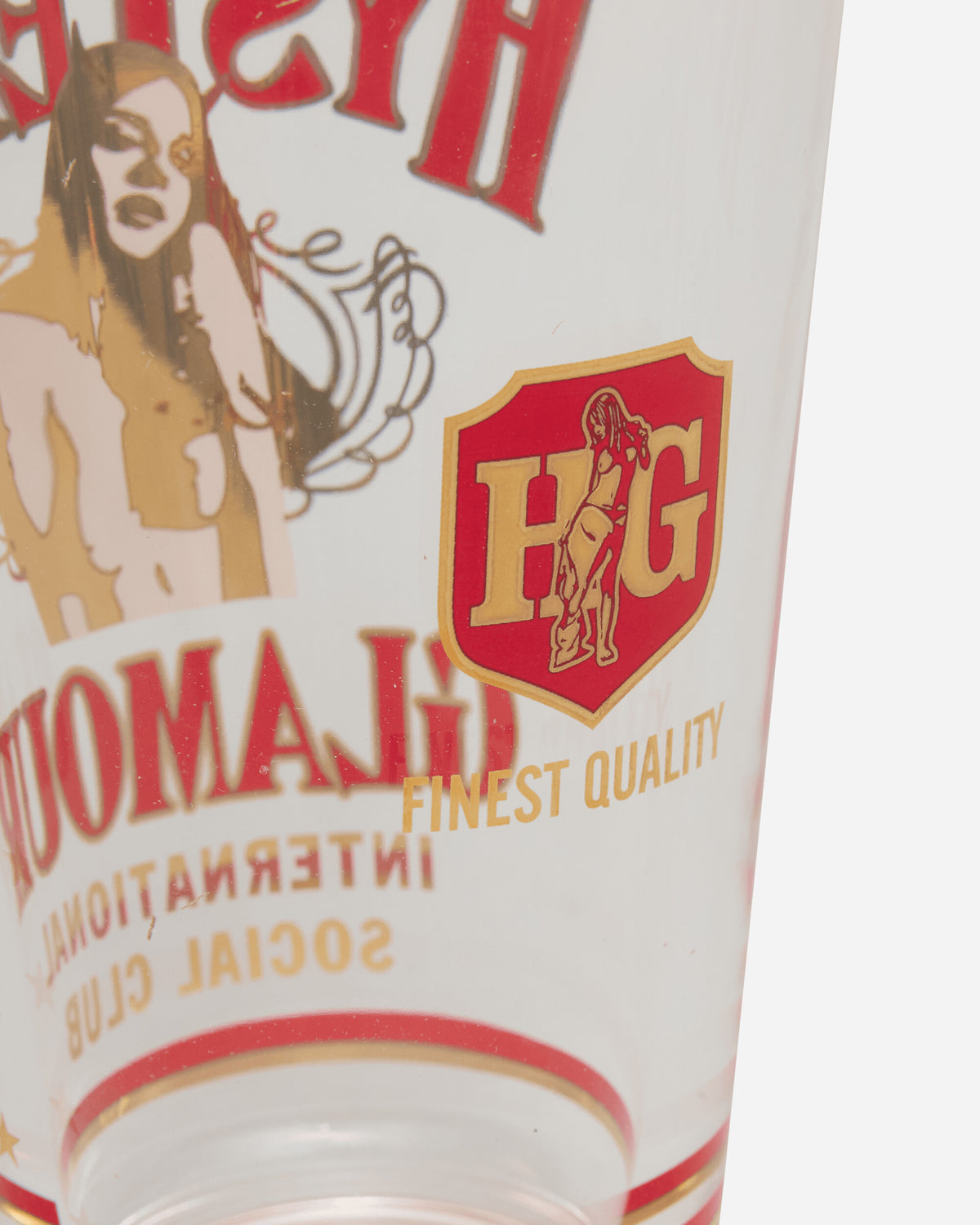 Hysteric Glamour Hg Social Club 1 Pint Beer Glass White Tableware Mugs and Glasses 02263QG05 00
