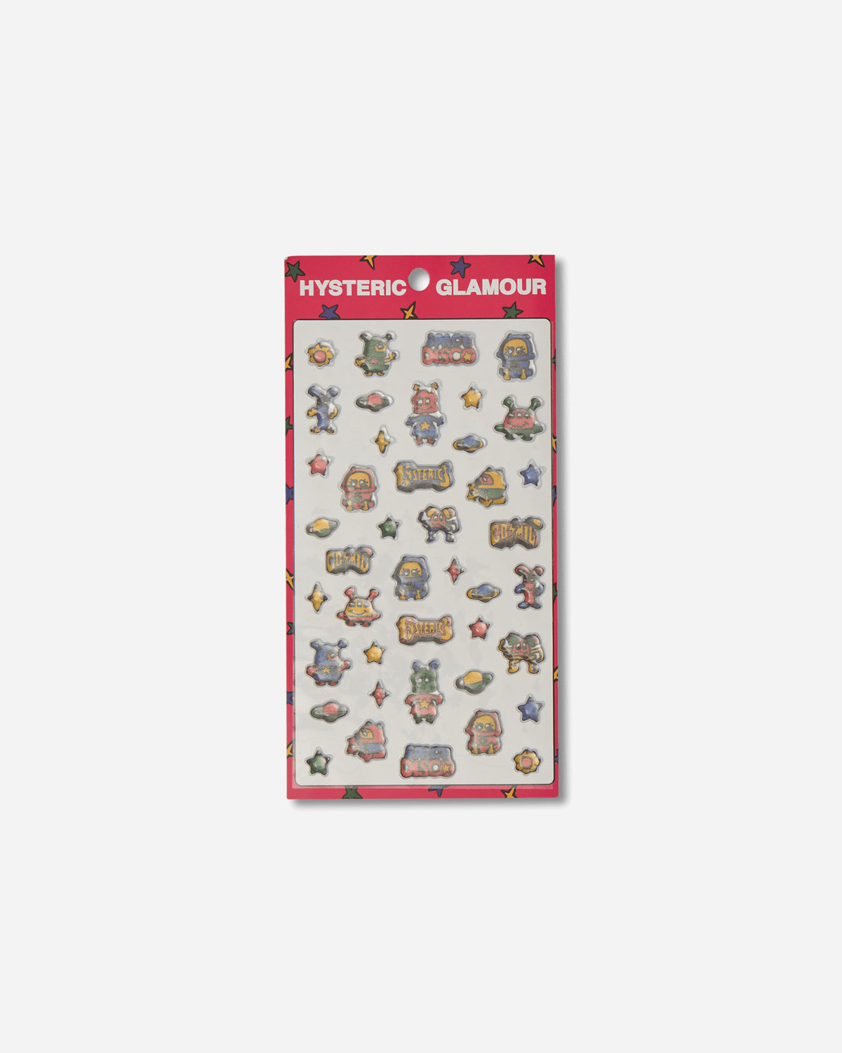 Hysteric Glamour Space Disco Stickers Set Multi Home Decor Stickers 01263QG17 18