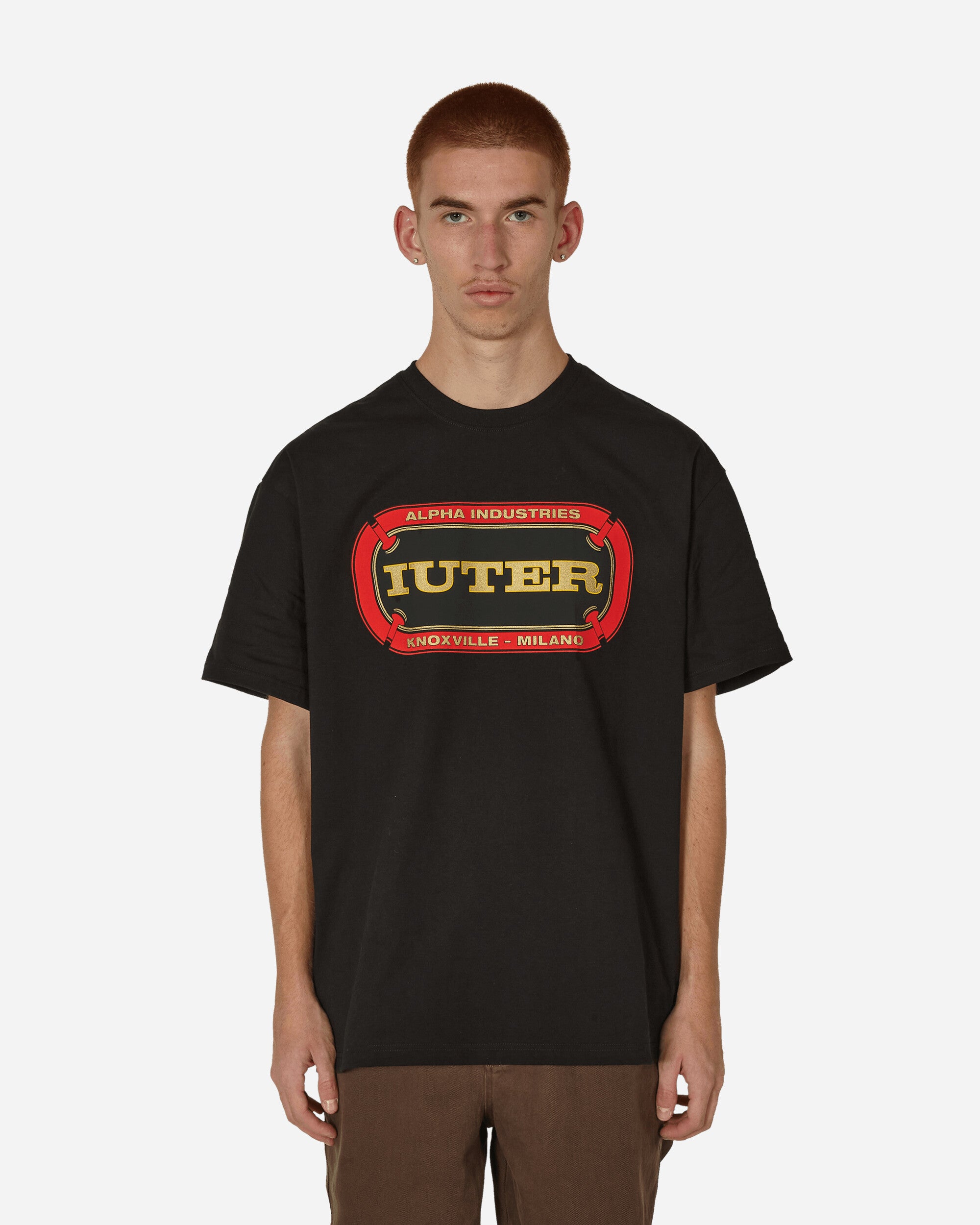 Iuter Alpha Industries Mat T-Shirt Black - Slam Jam® Official Store