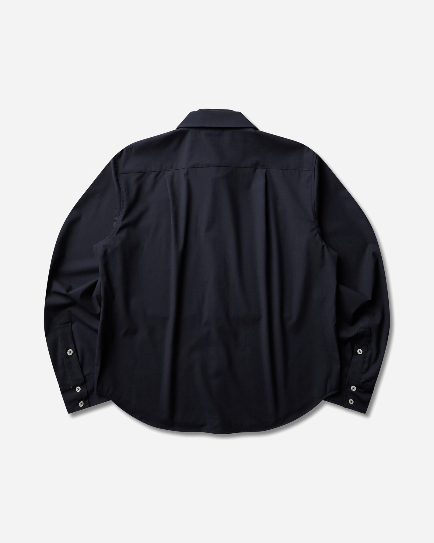 _J.L-A.L_ Triple Collar Shirt Onyx Shirts Longsleeve Shirt JBMW0822FA582 BLK0057