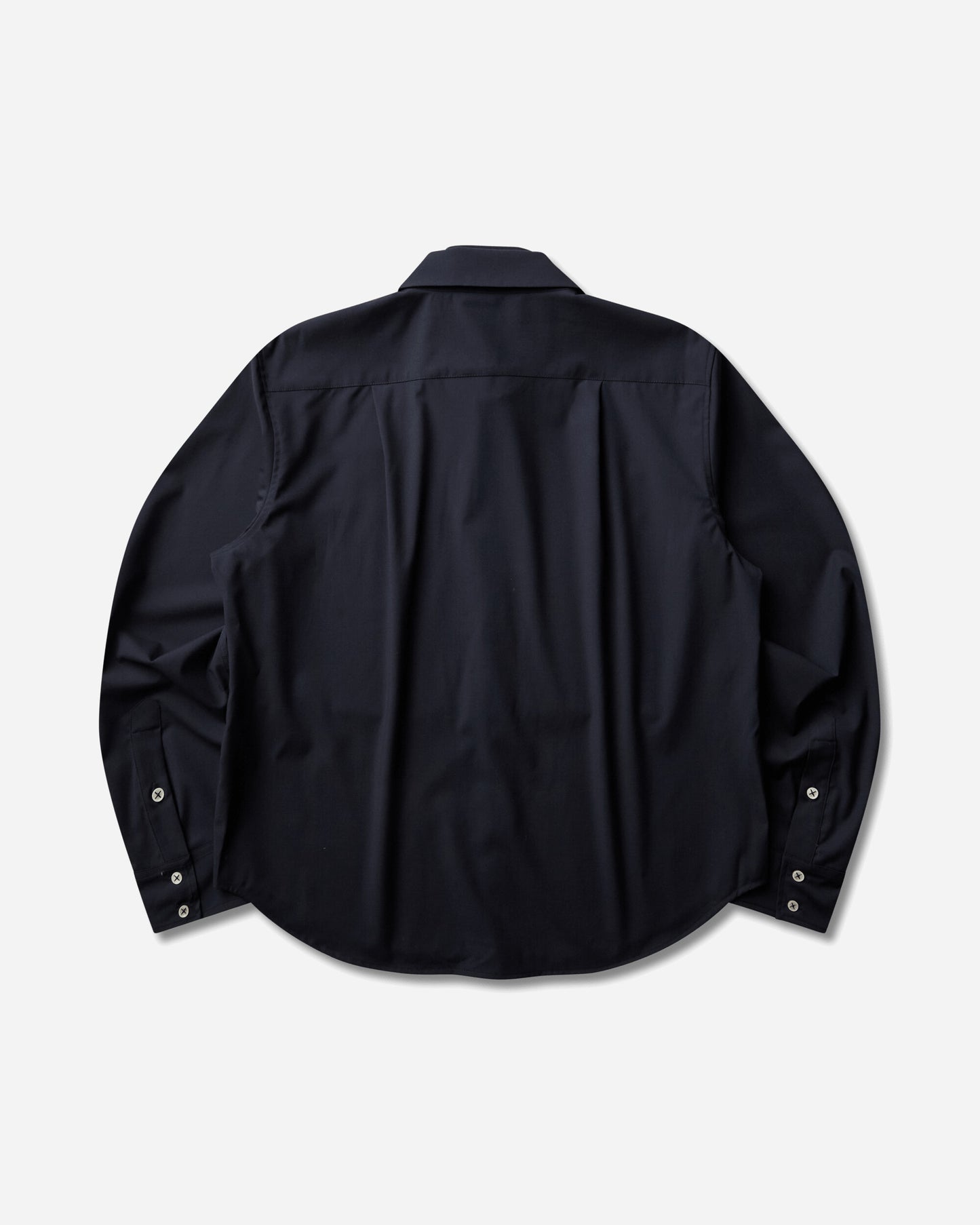 _J.L-A.L_ Triple Collar Shirt Onyx Shirts Longsleeve Shirt JBMW0822FA582 BLK0057