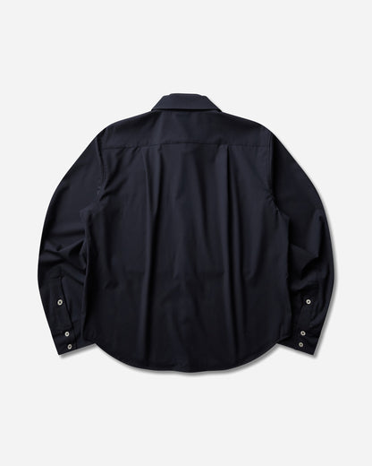 _J.L-A.L_ Triple Collar Shirt Onyx Shirts Longsleeve Shirt JBMW0822FA582 BLK0057